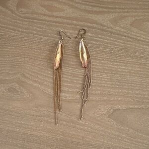 Elegant Gold Dangle Earrings
